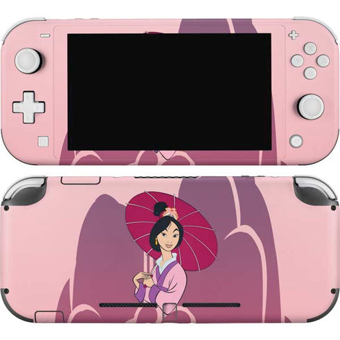 Disney Mulan with Umbrella Nintendo Switch Lite Skin